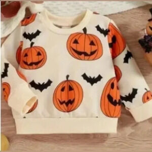 Kids halloween sweater. New 3/6m
